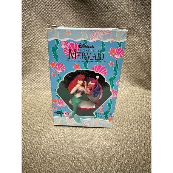 Enesco Disney The Little Mermaid Ornament A Sea-prise For Ariel Sebastian w Box - Picture 2 of 12